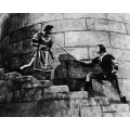 Adventures of Robin Hood Errol Flynn Basil Rathbone Photo